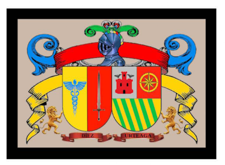 Escudo matrimonio Díez -Urteaga, registrado Escudo de matrimonio