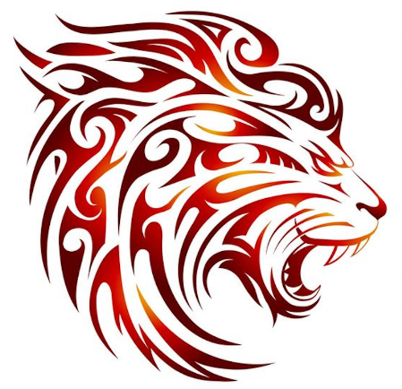 Cabeza de fuego de león